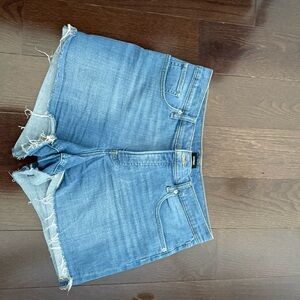 Express size 12R women’s cotton Shorts Casual Blue Denim Cutoff